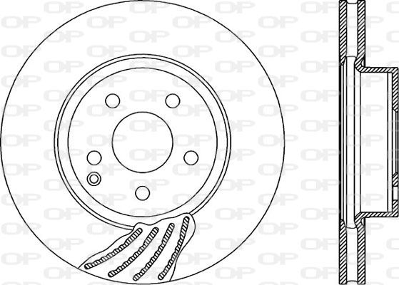 OPEN PARTS Bremžu diski BDR1997.20